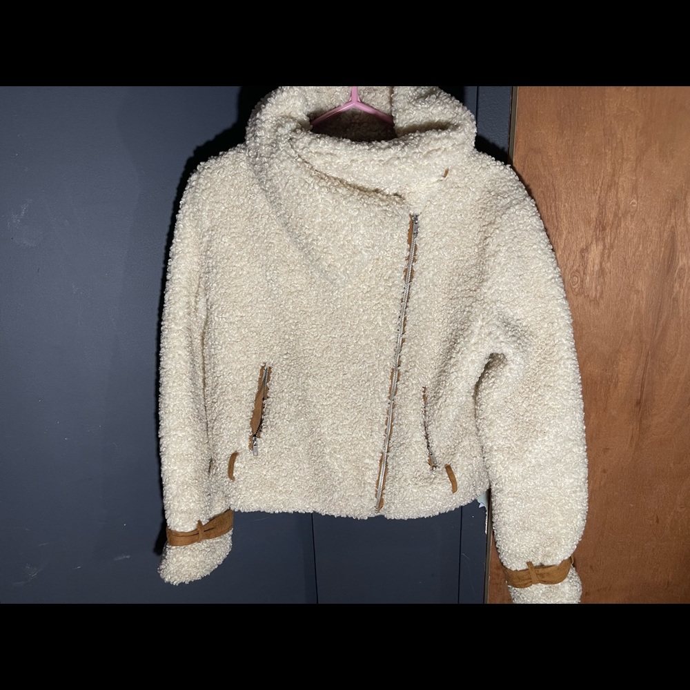 Forever 21 Faux Curly Shearling Jacket
